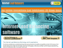 Tablet Screenshot of internetloadbalancers.org